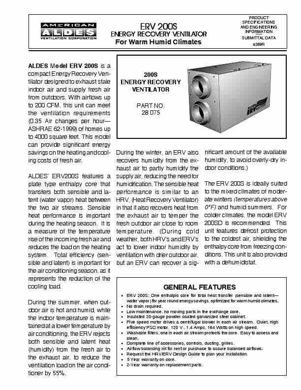 American Aldes Ventilation Hood ERV 200S-page_pdf